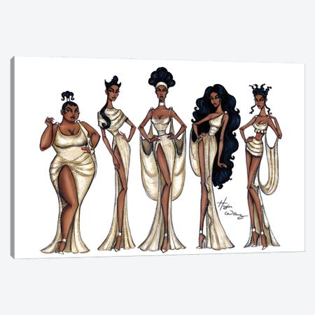 The Muses Canvas Print #HWI160} by Hayden Williams Canvas Art Print