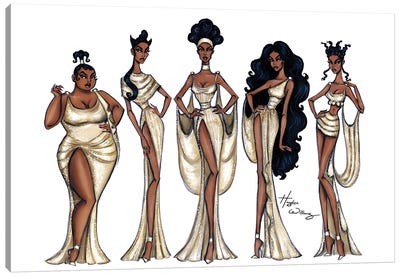 The Muses Canvas Art Print - Hayden Williams