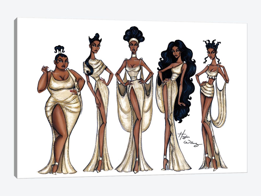 The Muses by Hayden Williams 1-piece Canvas Print