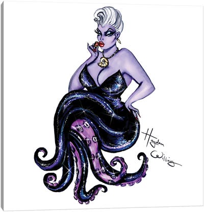 Ursula Canvas Art Print - Movie & Television Character Art