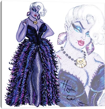 Villainess 2018: Ursula Canvas Art Print - Costume Art