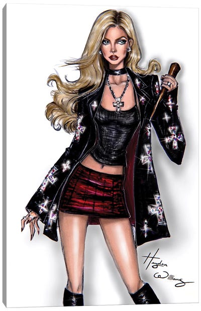 Buffy The Vampire Slayer Canvas Art Print - Hayden Williams