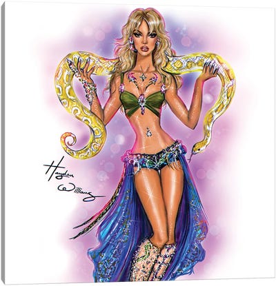 Britney Canvas Art Print - Hayden Williams