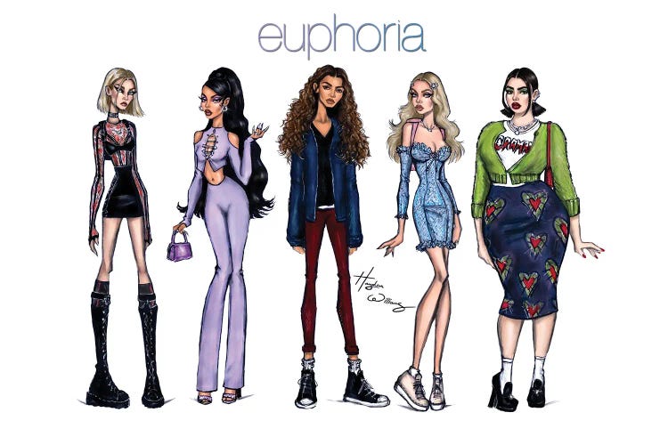 Euphoria Season 2 by Hayden Williams wall art