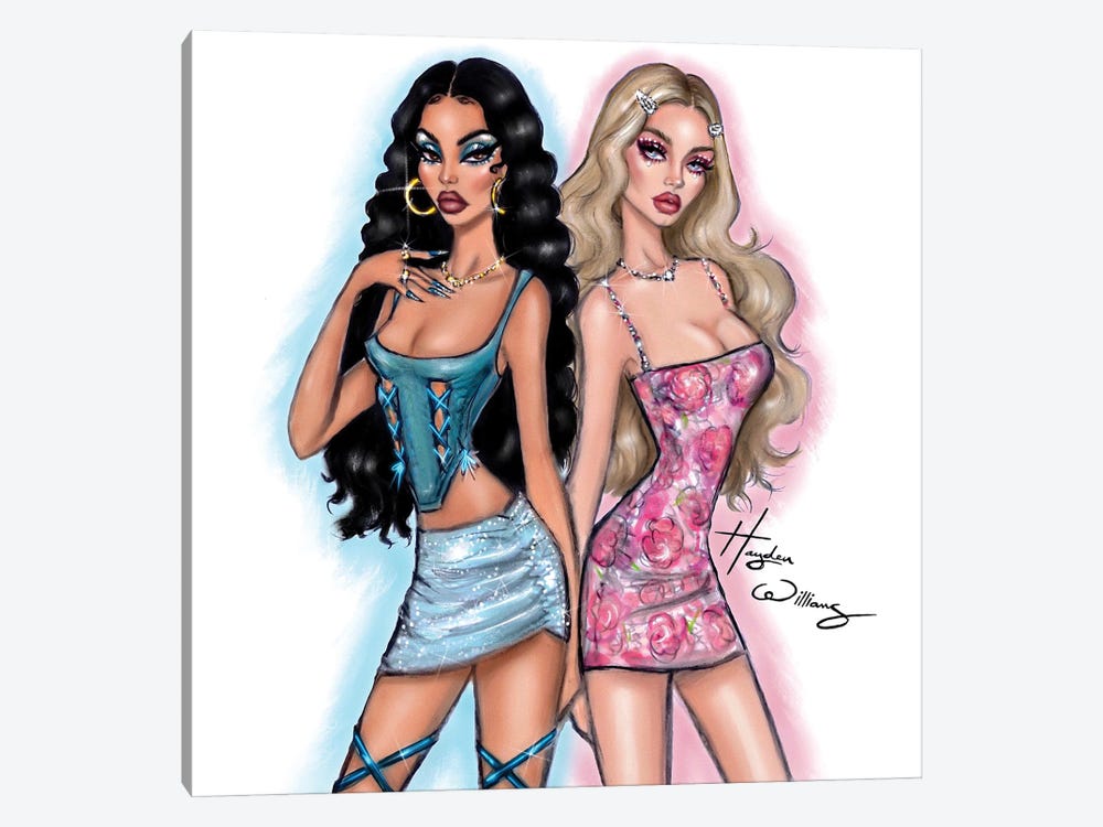 Maddy And Cassie From Euphoria by Hayden Williams 1-piece Canvas Print