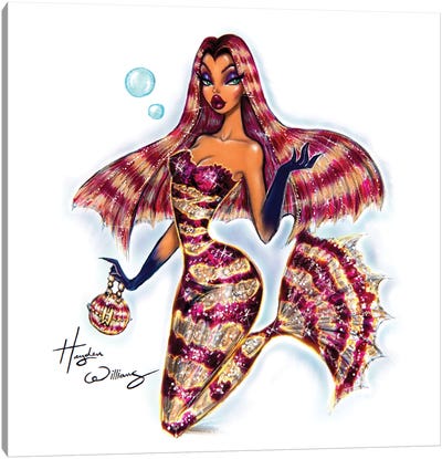 Lola From Shark Tale Canvas Art Print - Other Animated & Comic Strip Characters