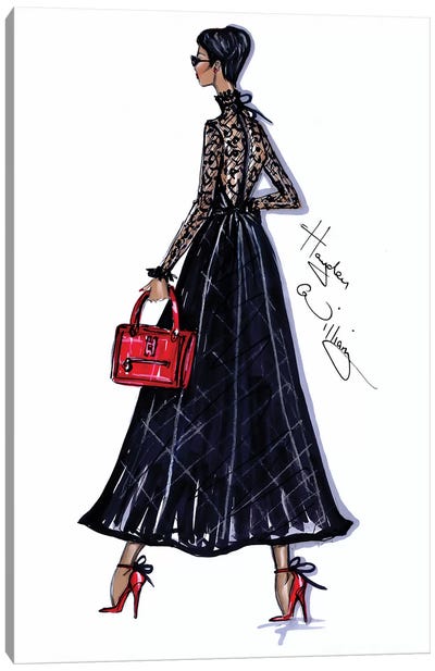 Trace Of Lace Canvas Art Print - Hayden Williams
