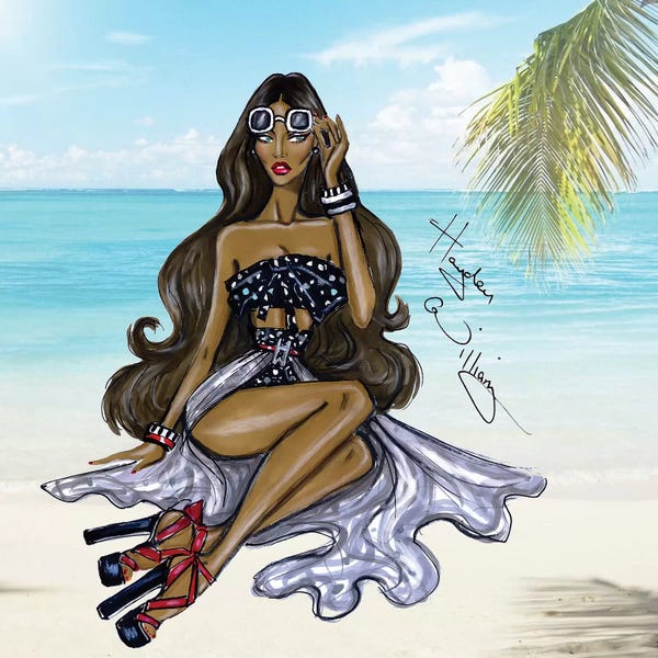 Women's Swimsuits: Beach Please by Hayden Williams