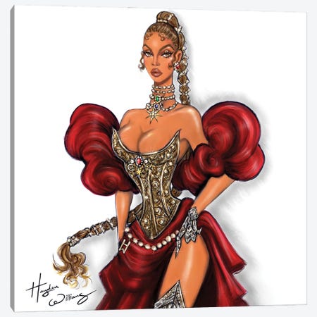 Beyoncé - Renaissance Canvas Print #HWI204} by Hayden Williams Canvas Print