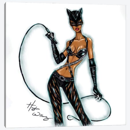 Catwoman Canvas Print #HWI208} by Hayden Williams Canvas Art