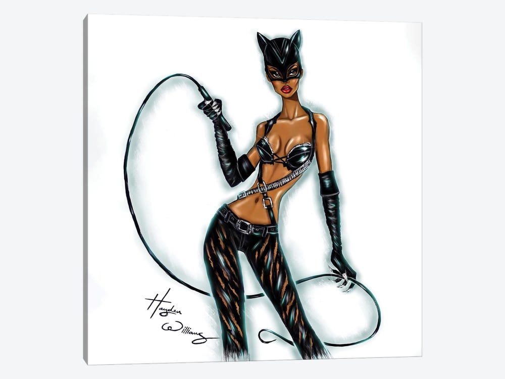 Catwoman by Hayden Williams 1-piece Canvas Print