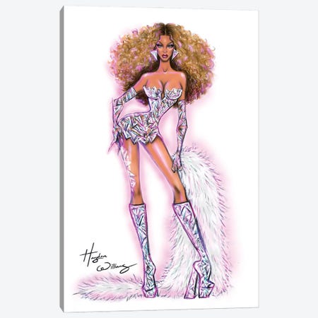 Beyoncé - Break My Soul Canvas Print #HWI209} by Hayden Williams Canvas Artwork