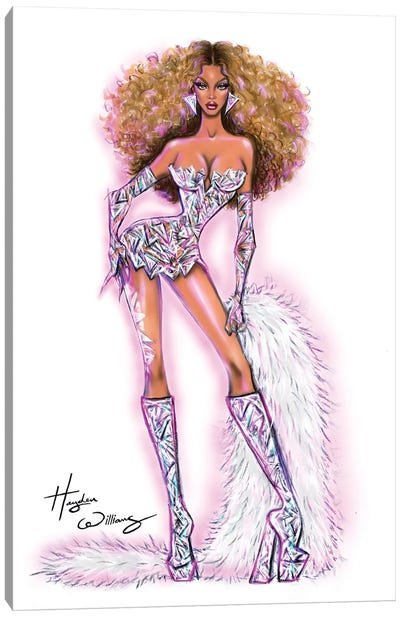 Beyoncé - Break My Soul Canvas Art Print - Fashion Illustration