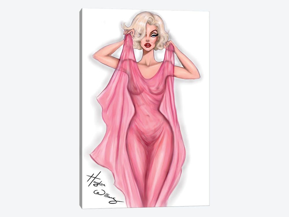 Marilyn Monroe 60th Anniversary by Hayden Williams 1-piece Canvas Print