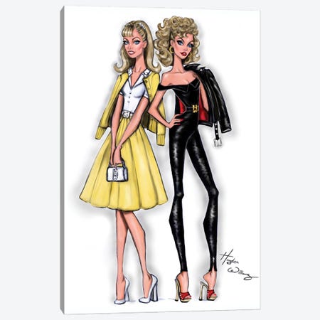Good And Bad Sandy Canvas Print #HWI213} by Hayden Williams Canvas Print