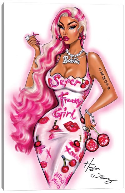 Nicki Minaj Canvas Art Print - Hayden Williams