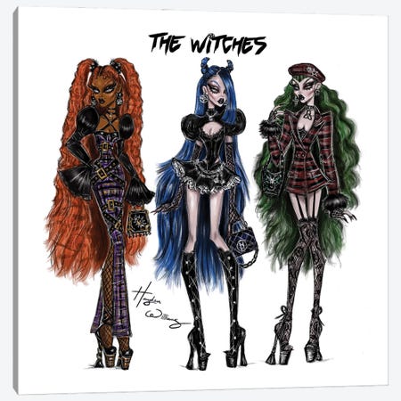 The Witches 2022 Canvas Print #HWI232} by Hayden Williams Canvas Art Print