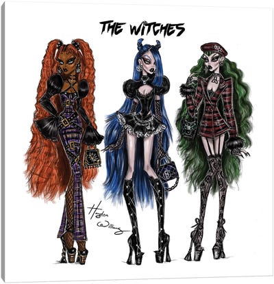 The Witches 2022 Canvas Art Print - Witch Art