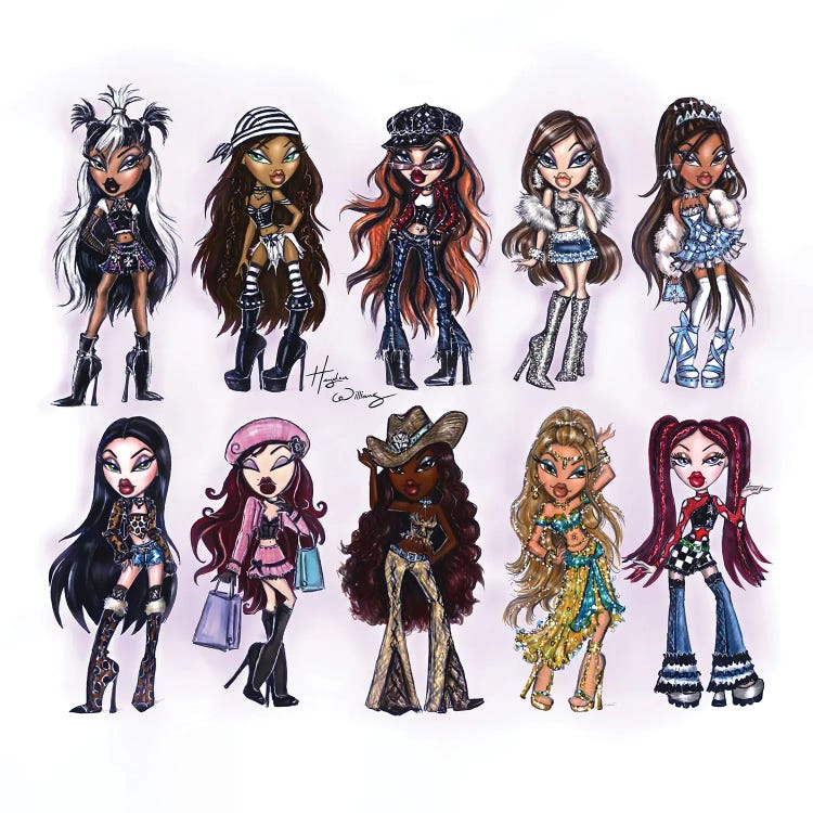 Bratz 20th Anniversary - Greatest Hitz by Hayden Williams wall art