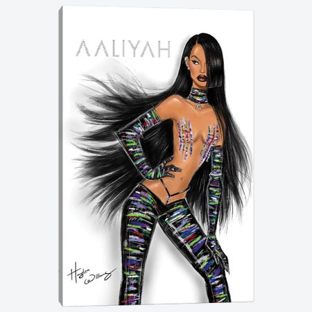 Aaliyah 2023 Canvas Print #HWI247} by Hayden Williams Canvas Art Print