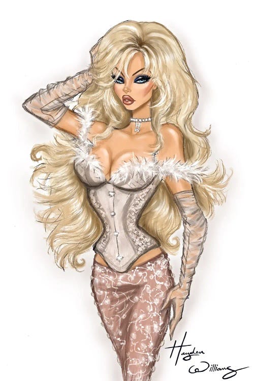 Pamela Anderson by Hayden Williams wall art