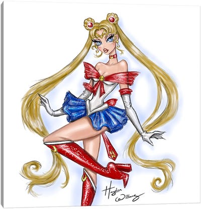 Sailor Moon 31st Anniversary Canvas Art Print - Hayden Williams