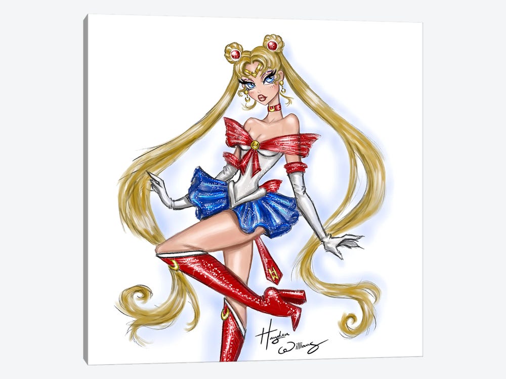 Sailor Moon 31st Anniversary by Hayden Williams 1-piece Canvas Wall Art