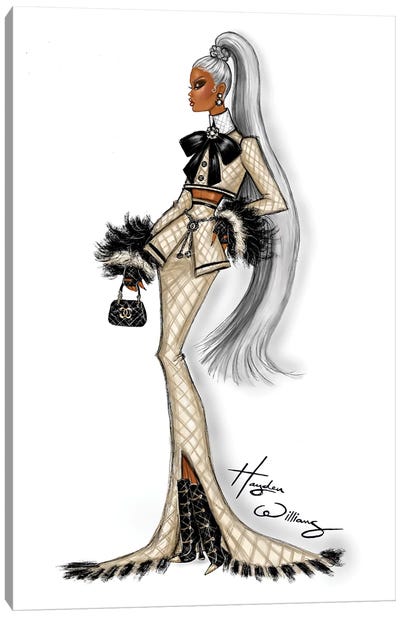 Met Gala 2023 - Karl Lagerfeld 'A Line Of Beauty' Canvas Art Print - Hayden Williams