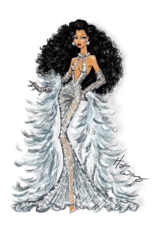 Diana Ross by Hayden Williams wall art