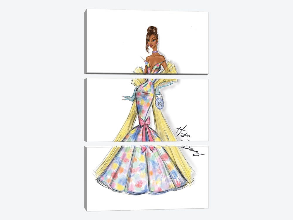 Spring Couture 2023 by Hayden Williams 3-piece Art Print