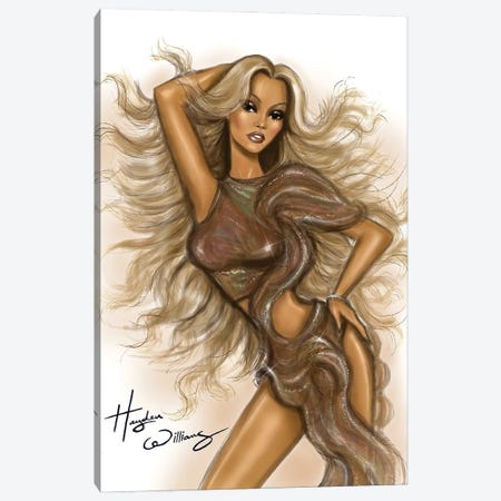 Mariah Carey - The Emancipation of Mimi Canvas Print #HWI263} by Hayden Williams Canvas Art