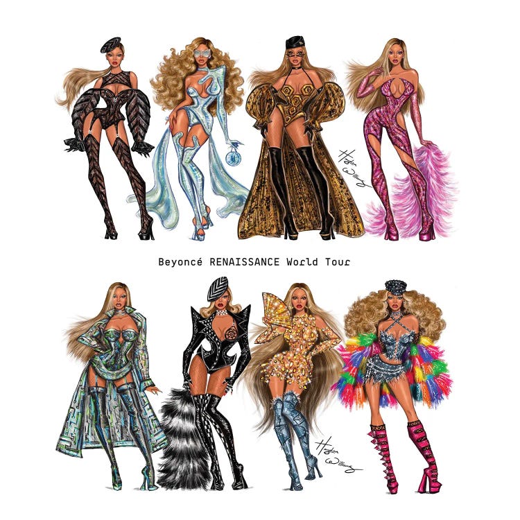 Beyoncé Renaissance World Tour Collection by Hayden Williams wall art