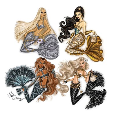 Designer Mermaids by Hayden Williams art print