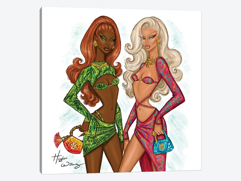 Tropical Glamour by Hayden Williams 1-piece Canvas Wall Art