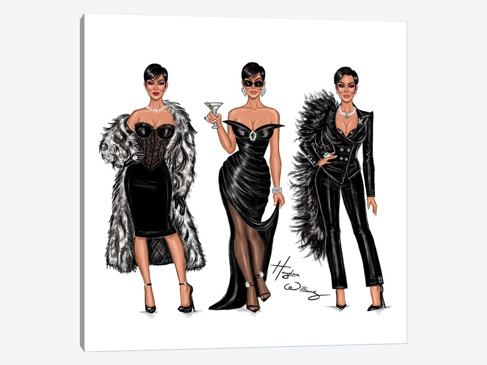 Kris Jenner Collection by Hayden Williams 1-piece Canvas Wall Art
