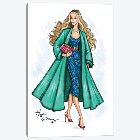 Carrie Bradshaw - And Just Like That... Canvas Print #HWI293} by Hayden Williams Canvas Print
