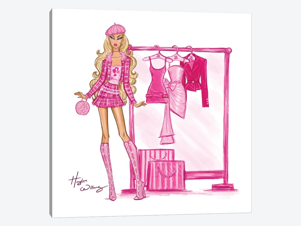Barbie Closet Look II by Hayden Williams 1-piece Art Print