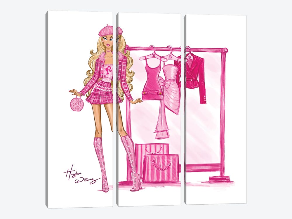 Barbie Closet Look II by Hayden Williams 3-piece Art Print