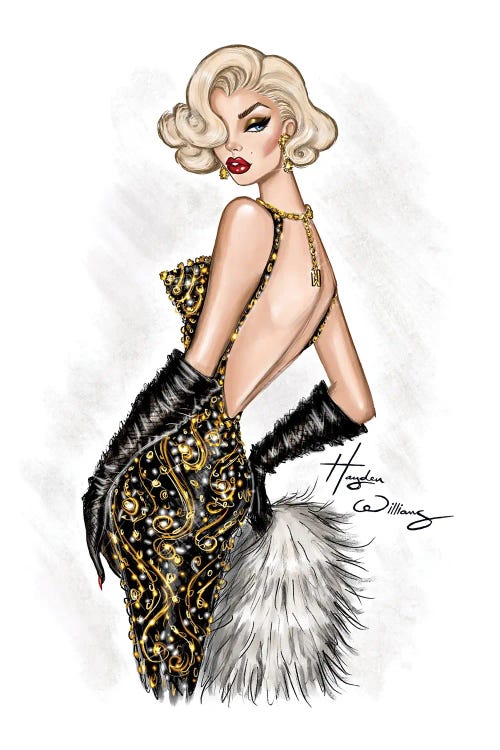 Marilyn Monroe 61st Anniversary by Hayden Williams wall art