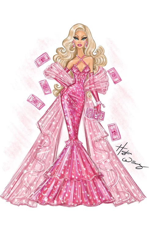 Barbillionaire Barbie by Hayden Williams wall art