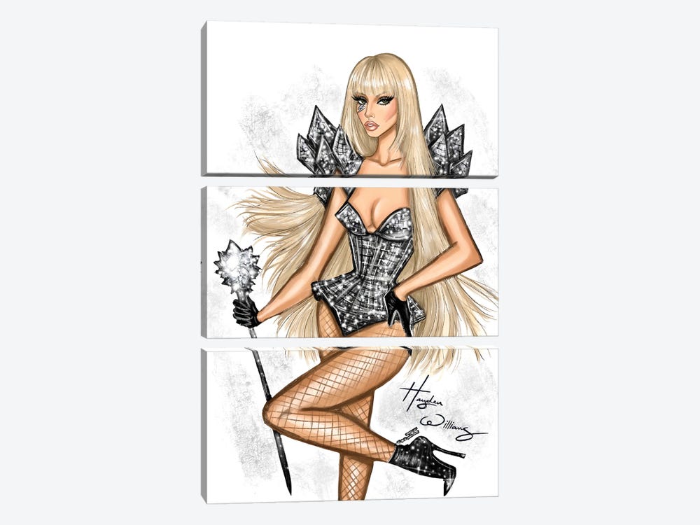 Lady Gaga 'The Fame' 15th Anniversary by Hayden Williams 3-piece Art Print