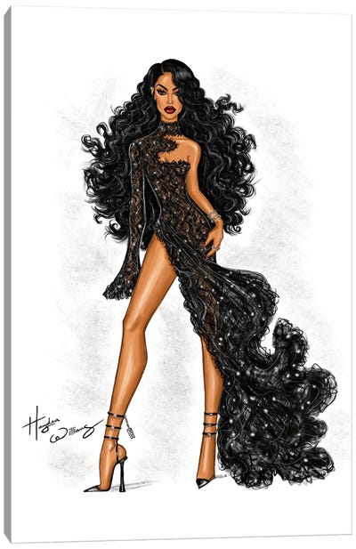 Aaliyah 22nd Anniversary II Canvas Art Print - Aaliyah