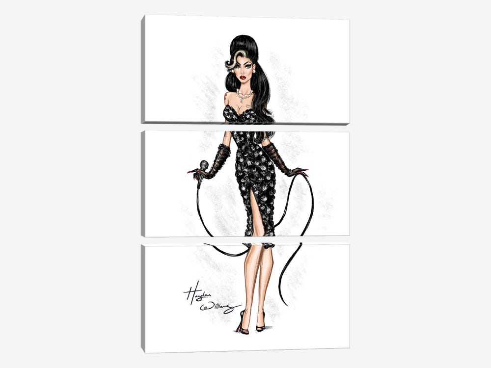 Amy Winehouse by Hayden Williams 3-piece Art Print