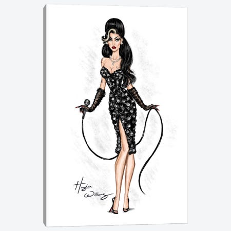 Amy Winehouse Canvas Print #HWI323} by Hayden Williams Canvas Art Print