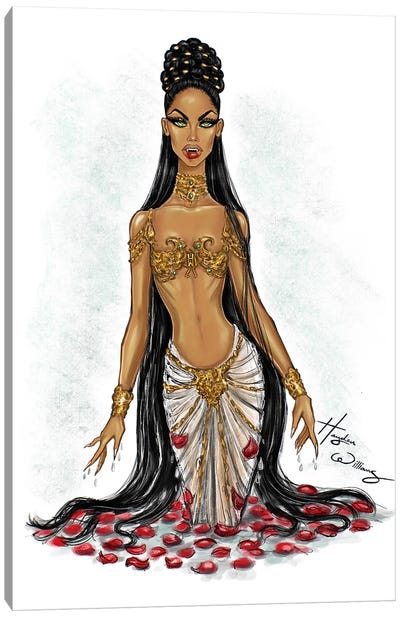 Queen Of The Damned - Akasha Canvas Art Print - Fashion Illustrations