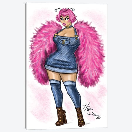 Powerpuff Girls Villains - Fuzzy Lumpkins Canvas Print #HWI350} by Hayden Williams Canvas Artwork