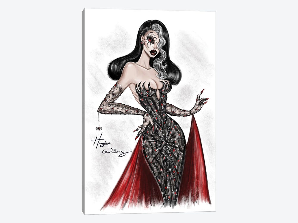 Entangled In Her Web - Halloween 2023 by Hayden Williams 1-piece Canvas Wall Art