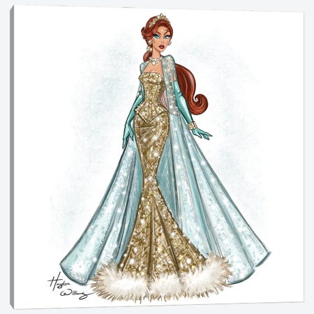 Princess Anastasia Canvas Print #HWI357} by Hayden Williams Art Print