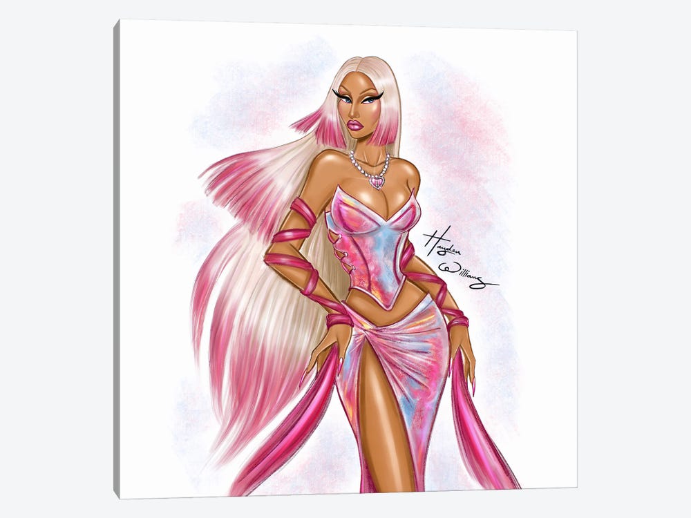 Nicki Minaj - Pink Friday 2 by Hayden Williams 1-piece Canvas Art
