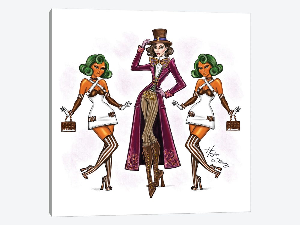Wonka And Her Oompa Loompas by Hayden Williams 1-piece Art Print